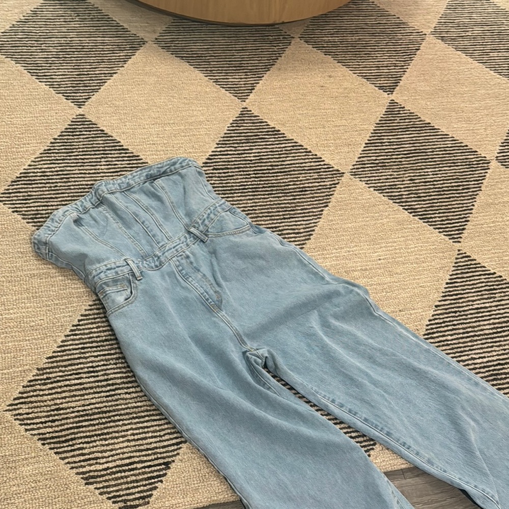Denim jumpsuit